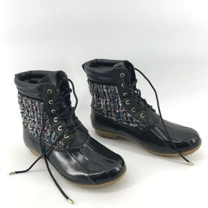 Sam Edelman Anthropologie Caldwell Tweed Boots